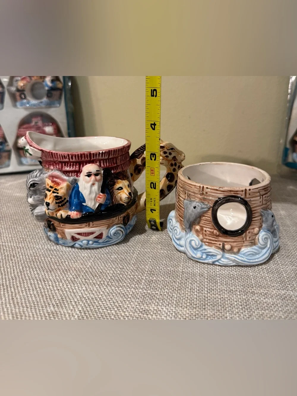 Vintage Wang's International & CBK Noah’s Ark Ceramic Serving Set